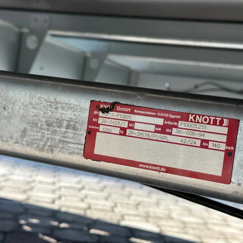 Przyczepka Samochodowa ZASŁAW HL370TH Tandem Hamowana 370x180