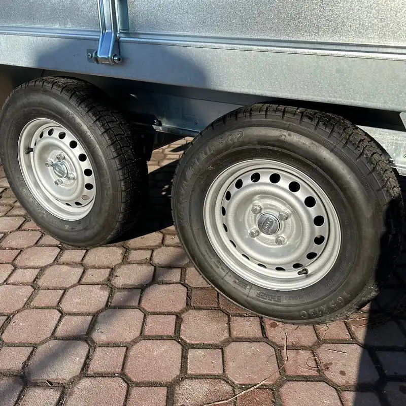 Przyczepka Samochodowa ZASŁAW HL370TH Tandem Hamowana 370x180