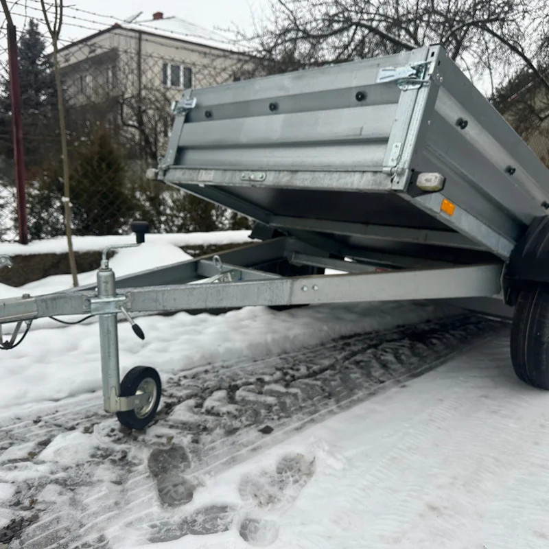 Przyczepka Samochodowa ZASŁAW 205SU Uchylna skrzynia 205x122