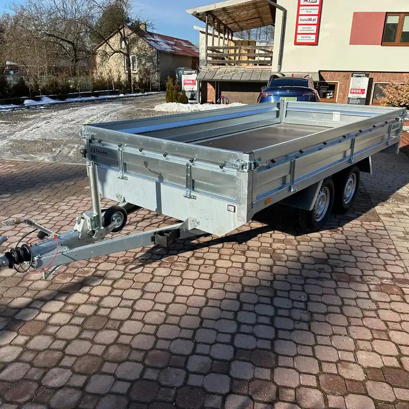 Przyczepka Samochodowa ZASŁAW HL370TH Tandem Hamowana 370x180