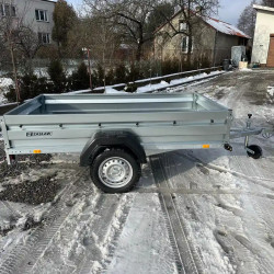 Przyczepka Samochodowa ZASŁAW 205SU Uchylna skrzynia 205x122