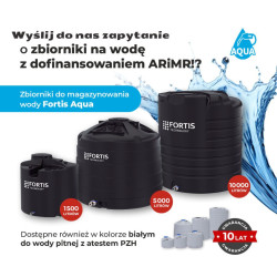 Zbiornik na wodę FORTIS 5000 litrów 5 000