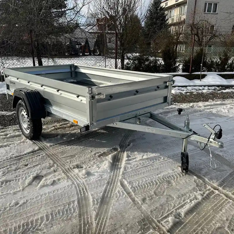 Przyczepka Samochodowa ZASŁAW 205SU Uchylna skrzynia 205x122