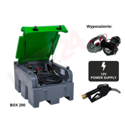 Zbiornik Mobilny FORTIS 200 L. do oleju napędowego pompa