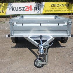 Przyczepka Samochodowa ZASŁAW 235SU Uchylna skrzynia 233x132