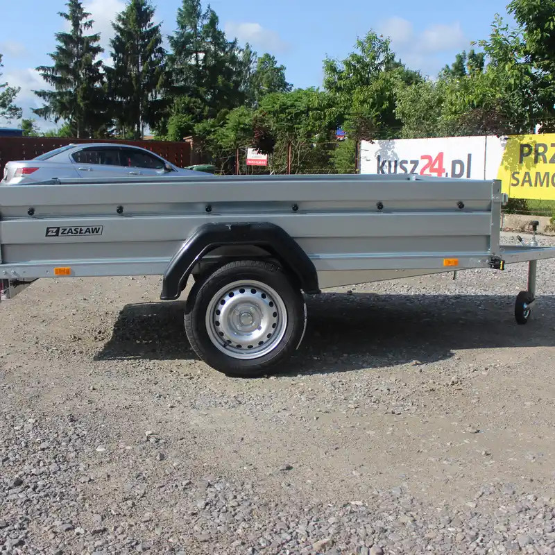 Przyczepka Samochodowa ZASŁAW 235SU Uchylna skrzynia 233x132