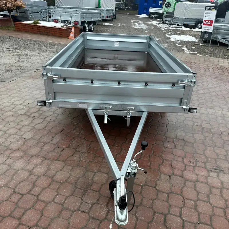 Przyczepka Samochodowa ZASŁAW 300SU Uchylna skrzynia 300x150