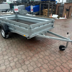 Przyczepka Samochodowa ZASŁAW 300SU Uchylna skrzynia 300x150