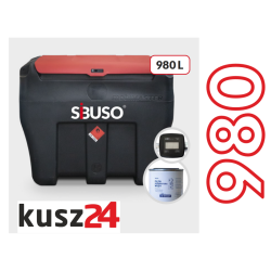 Zbiornik Mobilny na ON SIBUSO 980 litrów LICZNIK