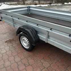 Przyczepka Samochodowa ZASŁAW 300SU Uchylna skrzynia 300x150