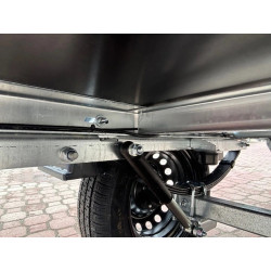 Przyczepka Samochodowa ZASŁAW 235RS Uchylna skrzynia 233x132