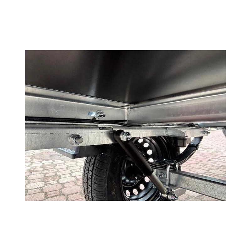 Przyczepka Samochodowa ZASŁAW 235RS Uchylna skrzynia 233x132