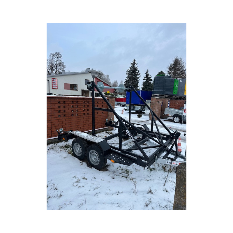 CARRO Przyczepa KABLOWA DMC-2700 kg CZARNA