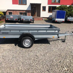 Przyczepka Samochodowa ZASŁAW 265SU Uchylna skrzynia 265x132