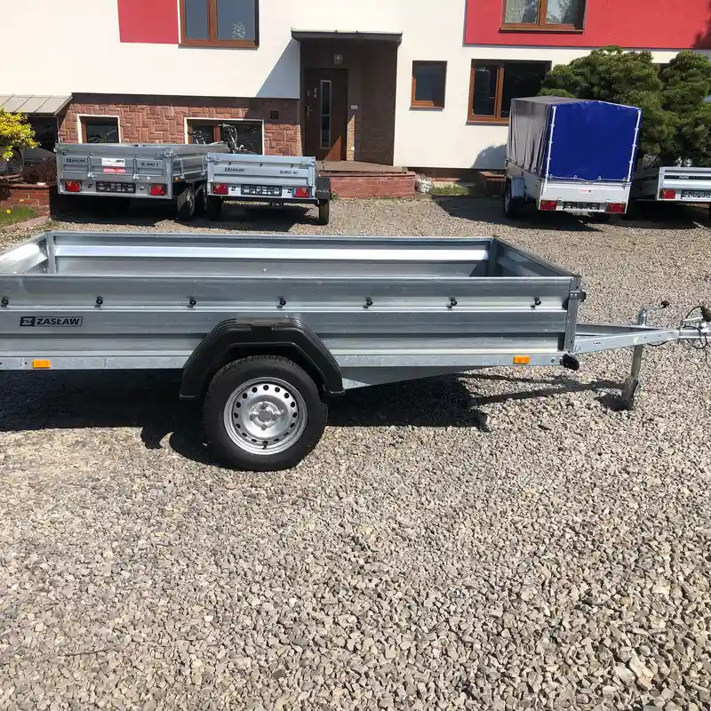 Przyczepka Samochodowa ZASŁAW 265SU Uchylna skrzynia 265x132
