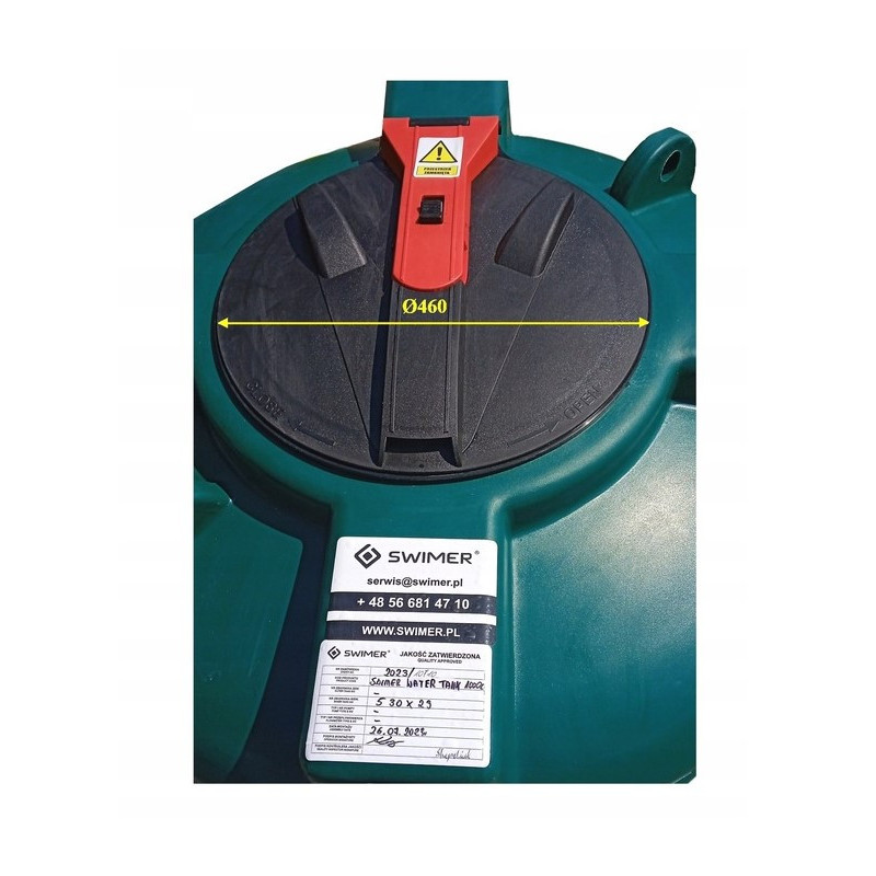 Zbiornik na wodę SWIMER 2000 litrów okrągły