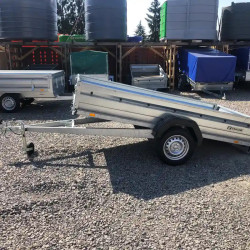 Przyczepka Samochodowa ZASŁAW 265SU Uchylna skrzynia 265x132