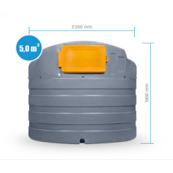 Zbiornik Dwupłaszczowy do paliwa SWIMER 5000 ECO