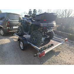 ZASŁAW MT260 Uchylna QUAD Motocykle Przyczepka Samochodowa