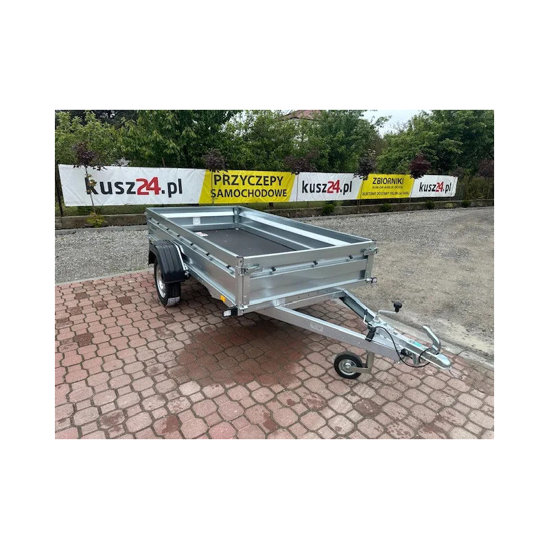 Przyczepka Samochodowa ZASŁAW 265RS Uchylna skrzynia 265x132