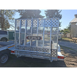 CARRO 350x180 DMC 3500 pod minikoparkę, walec - trap, 2-osiowa Przyczepka samochodowa