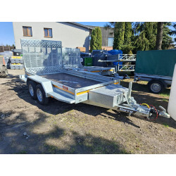 CARRO 350x180 DMC 3500 pod minikoparkę, walec - trap, 2-osiowa Przyczepka samochodowa