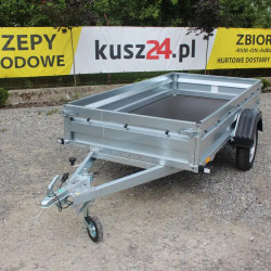 Przyczepka Samochodowa ZASŁAW 265RS Uchylna skrzynia 265x132