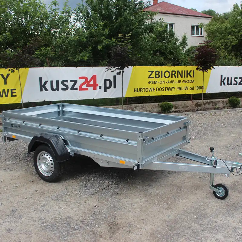 Przyczepka Samochodowa ZASŁAW 265RS Uchylna skrzynia 265x132